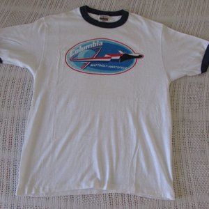 Vintage Columbia Space Shuttle Men's T Shirt